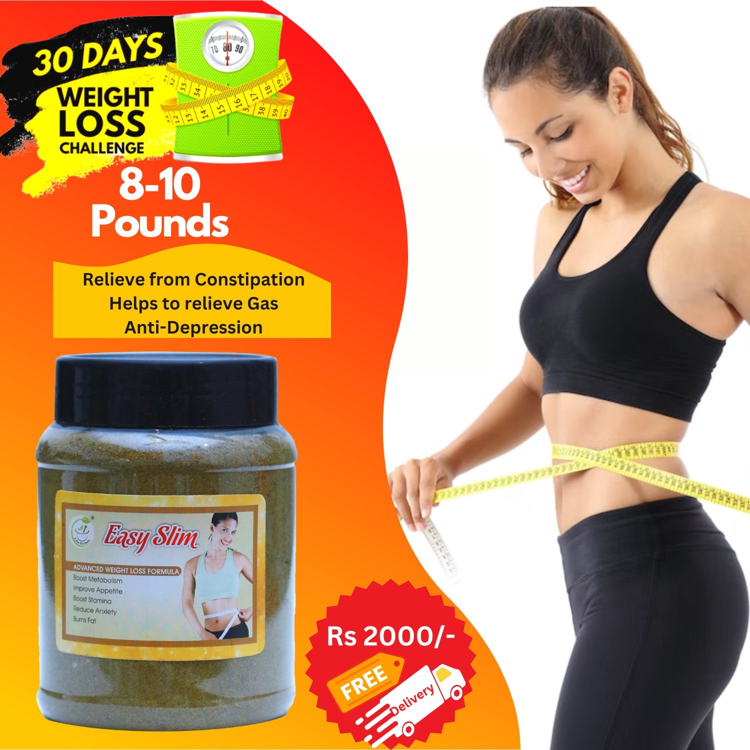 Zain Herbals Easy Slim Supplement for Safe and Effective Weight Loss